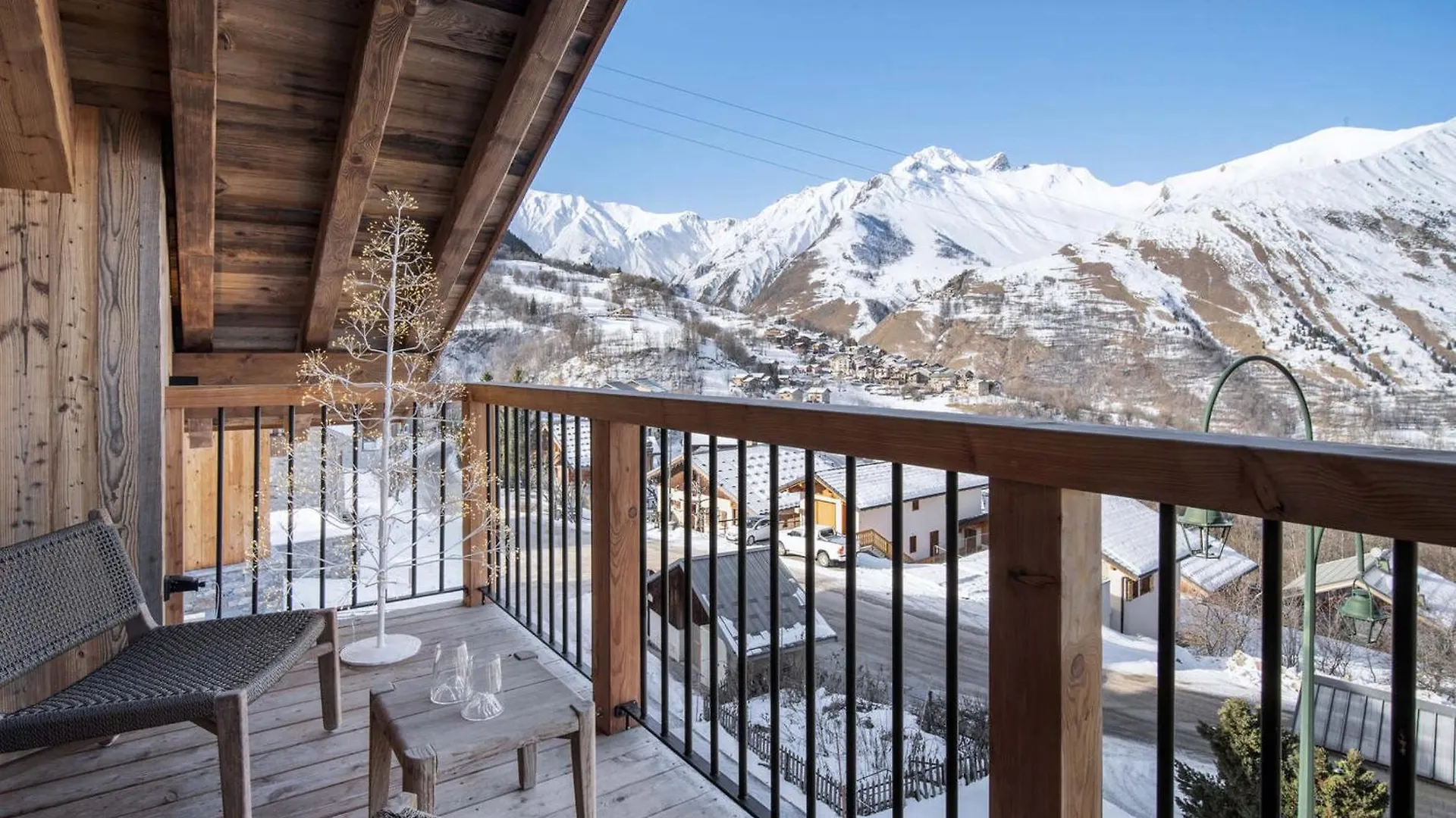 Chalet Spacieux Avec Bain Nordique, Hammam Et Vue Proche Des Pistes - Fr-1-570-66 Saint-Martin-de-Belleville France